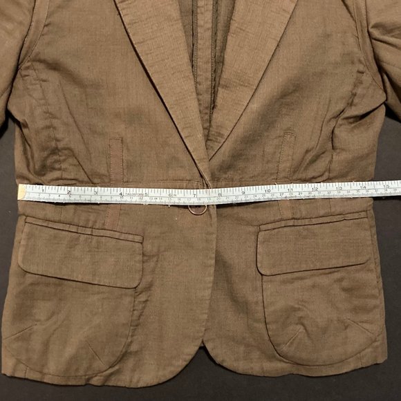 CLUB MONACO SIZE 0 KHAKI GREEN - Picture 13 of 15